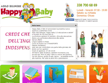 Tablet Screenshot of happy-baby.it
